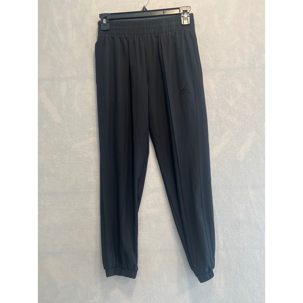 Adidas‎ Kids Track Pants Black Jogger Style Regular Fit Size M